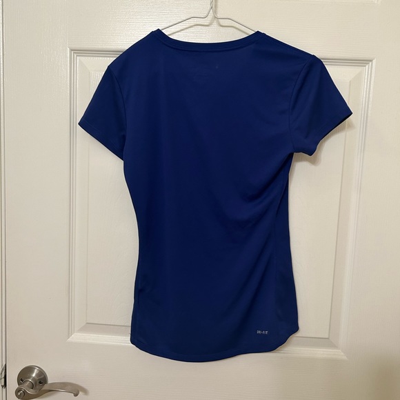 Nike Dri Fit Navy T-Shirt - Picture 4 of 5